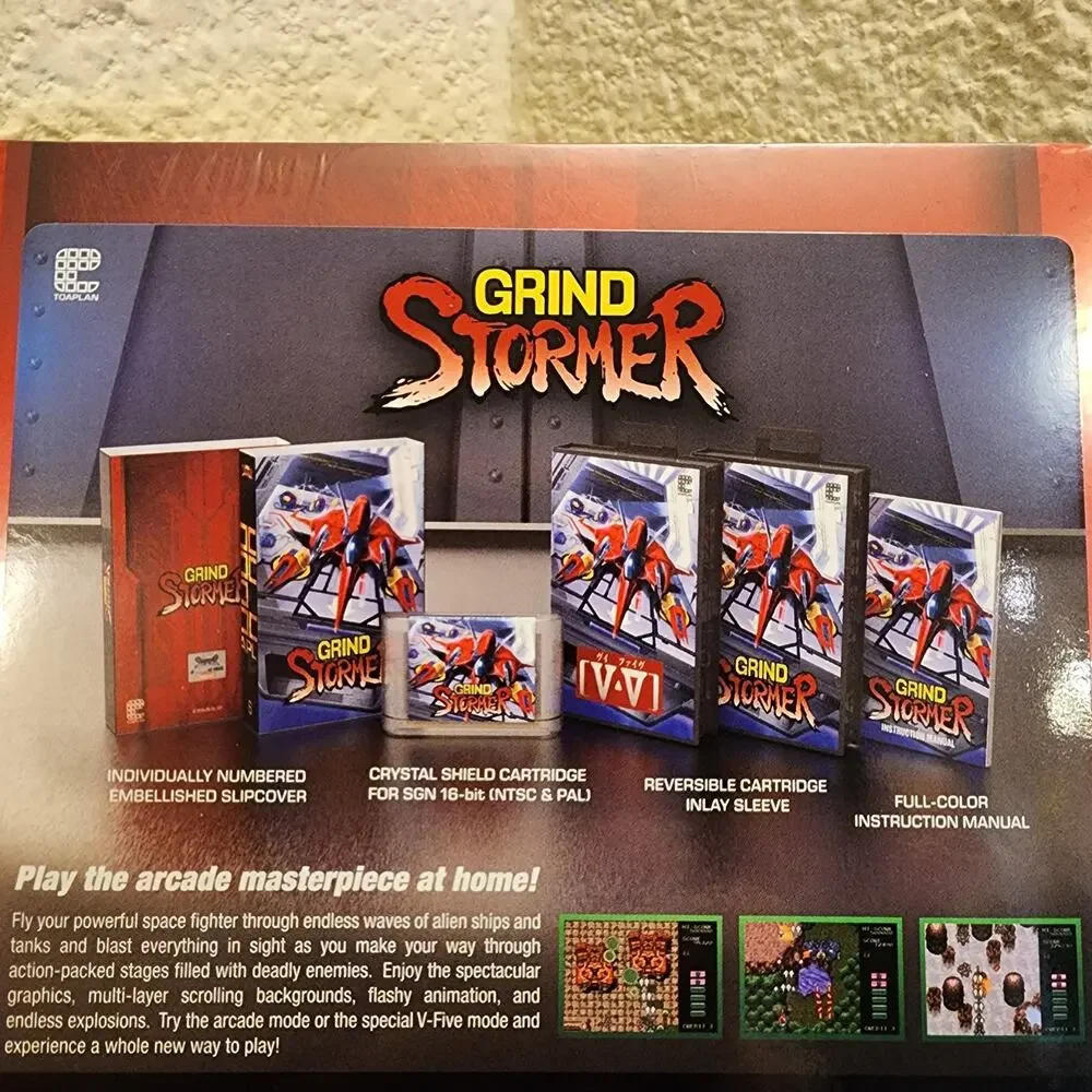 Game - Grind Stormer [Collector's Edition] (NEW) - Genesis - Retro-bit - Sega